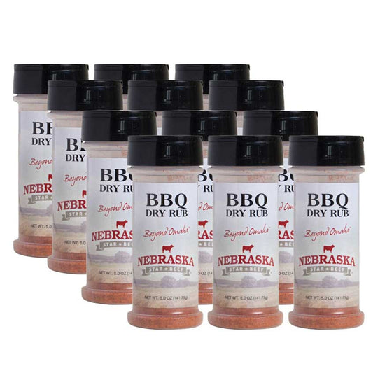 BBQ Dry Rub | Pack of 12 | 5 oz | Nebraska Star Beef