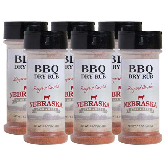 BBQ Dry Rub | Pack of 6 | 5 oz | Nebraska Star Beef