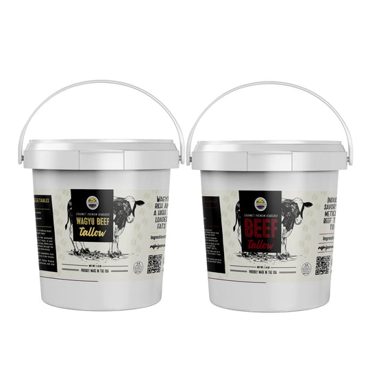 Beef Tallow Tub Bundle | Wagyu Beef & Beef Tallow | Cornhusker Kitchen