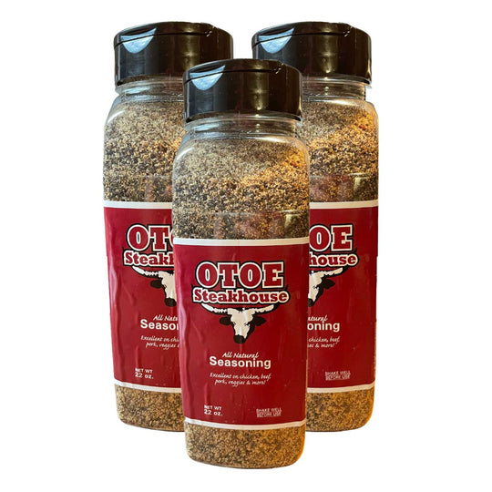 Otoe Steakhouse Original Seasoning | Pack of 3 | 22 oz