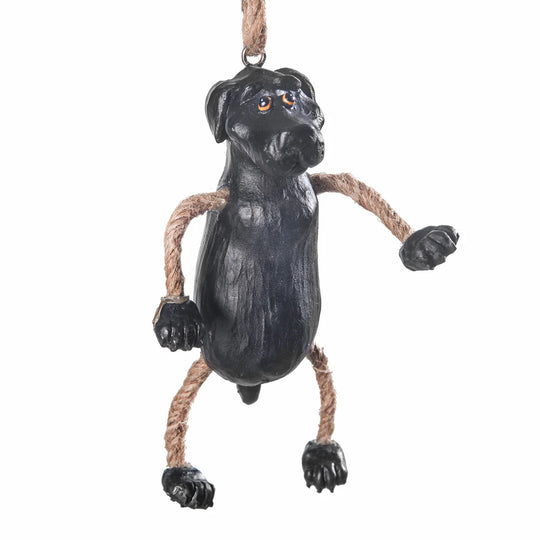 Dangly Black Lab Ornament | Bert Anderson Collection