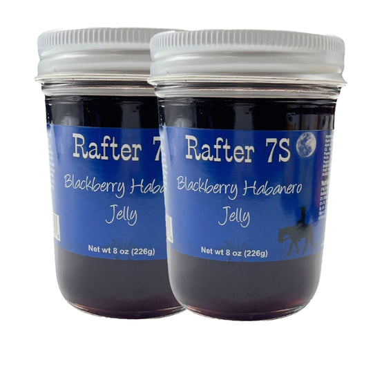 Blackberry Habanero Jelly | Pack of 2 | 8 oz | Rafter 7S
