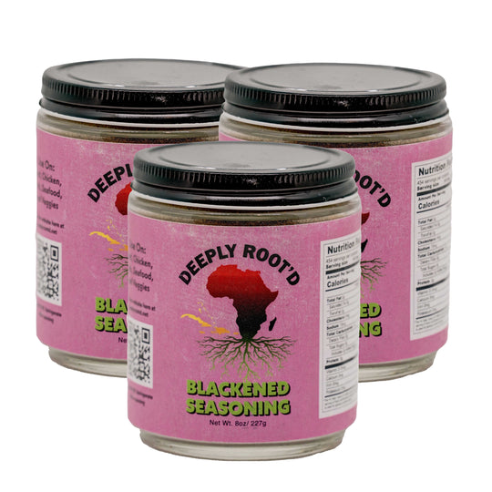 Blackened Seasoning | Pack of 3 | 8 oz | Deeply Root'd