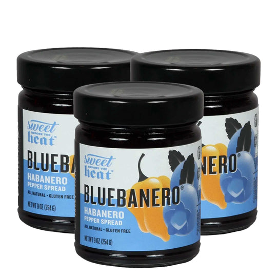 Bluebanero Pepper Spread | 9 oz | Gluten Free | Chili Dawg's Foods of Fire