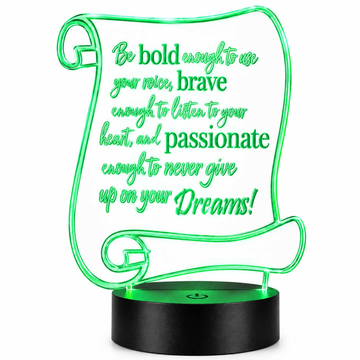 Inspirational LED Plaque
