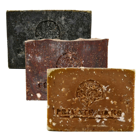 Bold & Grounded Bar Soap Set | Pack of 3 | 5 oz | Private Oaks Soap Co.
