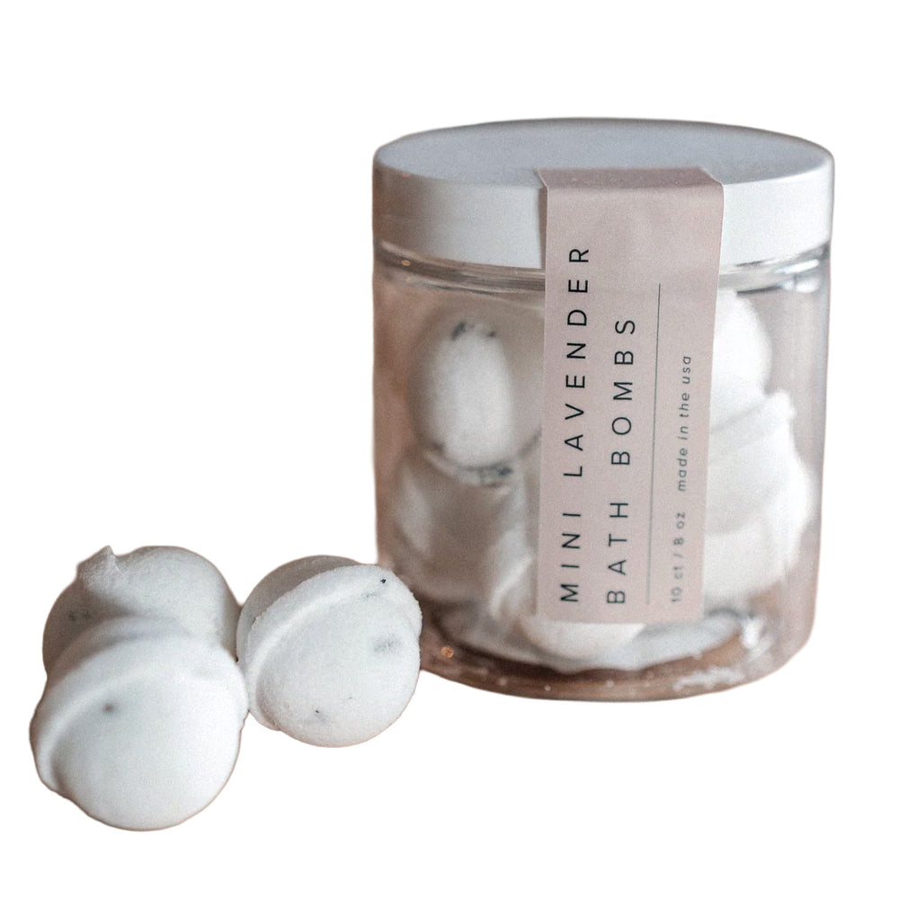 Mini Lavender Bath Bombs 10 ct by Our Lavender Co