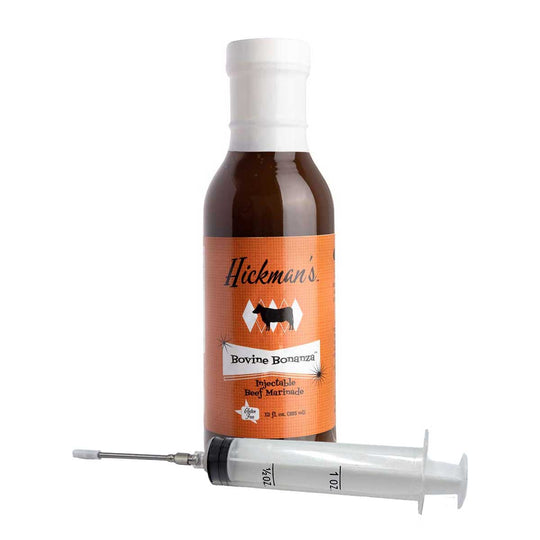Hickman’s Bovine Bonanza Beef Injectable Marinade With Injector | Gluten Free | Hickman's Fat Boy BBQ