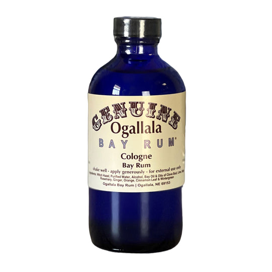 Bay Rum Scented Cologne | Multiple Sizes | Ogallala Bay Rum