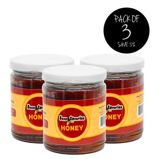 Honey | Pack of 3 | 9 oz. Jar | All Natural | Locally Sourced Honey | Drizzle On Toast For Sweet Morning Meal | 100% Nebraska Honey