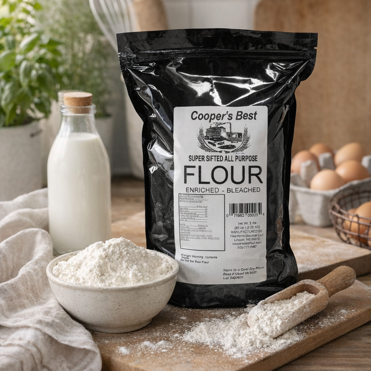 Cooper's Best Premium Sifted All Purpose Flour | 5 lb | Cooper's Best Flour