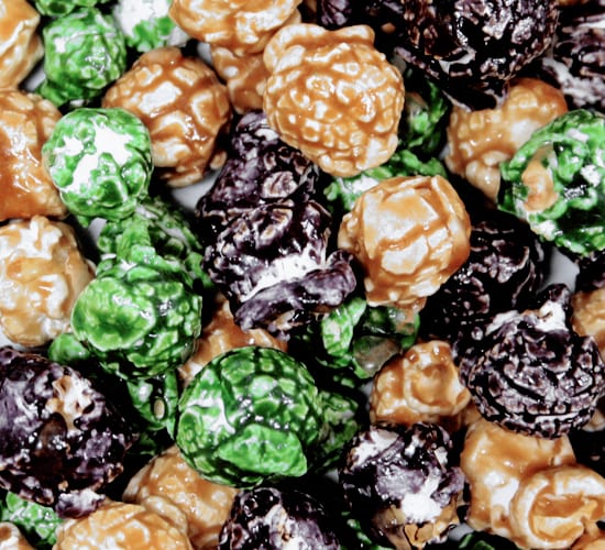 Camo Popcorn | 8 oz. | Rich, Indulgent Flavor | Just Like The Candy | Movie Night | Made in Gibbon, NE | HR Poppin' Snacks