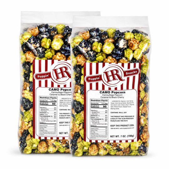 Camo Popcorn | Pack of 2 | 5 oz | HR Poppin' Snacks