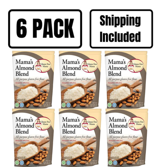 Almond Flour | 4 LB Bag | Gluten Free Mama's | Healthy Flour Substitute | Packed with Dietary Fiber | Simple Ingredients | 6 Pack | Shipping Included