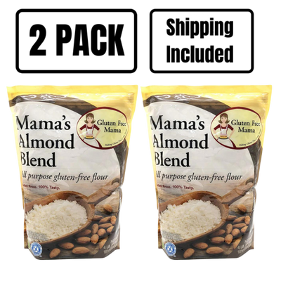 Almond Flour | 4 LB Bag | Healthy  Flour Substitute | Used For Baking | Fiber Rich | Long-Lasting | 2 Pack | Shipping Included