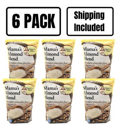 Almond Flour | 4 LB Bag | Gluten Free Mama's | Healthy Flour Substitute | Packed with Dietary Fiber | Simple Ingredients | 6 Pack | Shipping Included