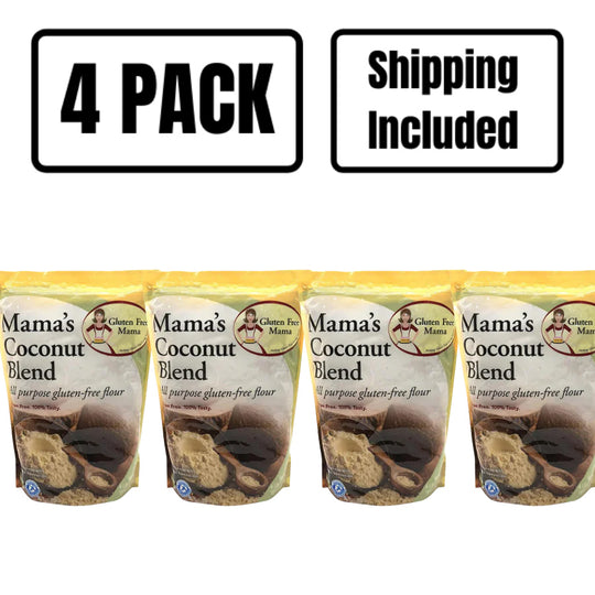 Coconut Blend Flour | 2 LB Bag | Gluten Free Mama's | Gluten and Wheat Free | Smooth Texture |  Healthy Flour Alternative | 4 Pack | Shipping Included