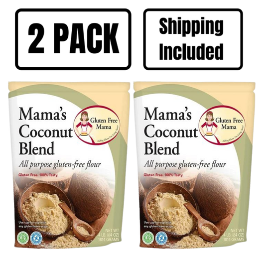 Coconut Flour | Pack of 2 | 4 lb | Shipping Included | Gluten Free Mama | 6053