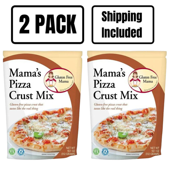 Gluten Free Pizza Crust Mix | Gluten and Dairy Free | Easy to Make | Perfect for Homemade Pizza Night | 2 Pack | Shipping Included