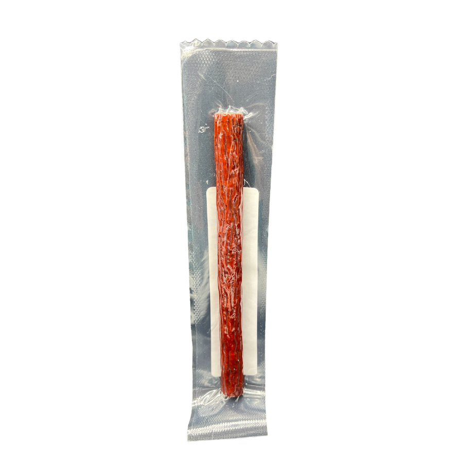 Sweet & Spicy Beef Stick | 1.25 oz. | Tender Beef Jerky Coated In Savory Teriyaki & Red Pepper Flakes | Cooked To Perfection | Easy, Quick On-The-Go Snack | High Protein | Nebraska Beef | 6 Pack | Shipping Included