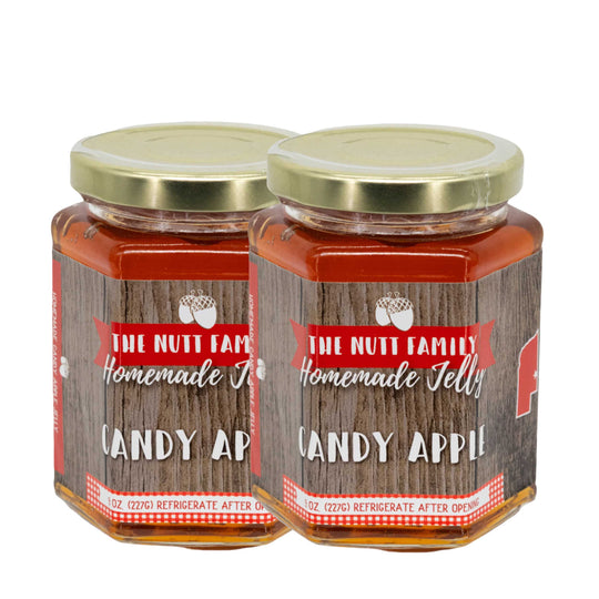Candy Apple Jelly | Pack of 2 | 9 oz | Nutt Family Jams & Jellies