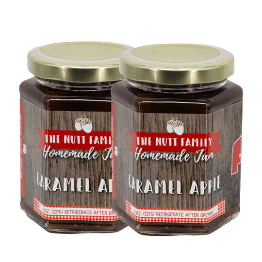 Caramel Apple Jam | Pack of 2 | 9 oz | Nutt Family Jams & Jellies