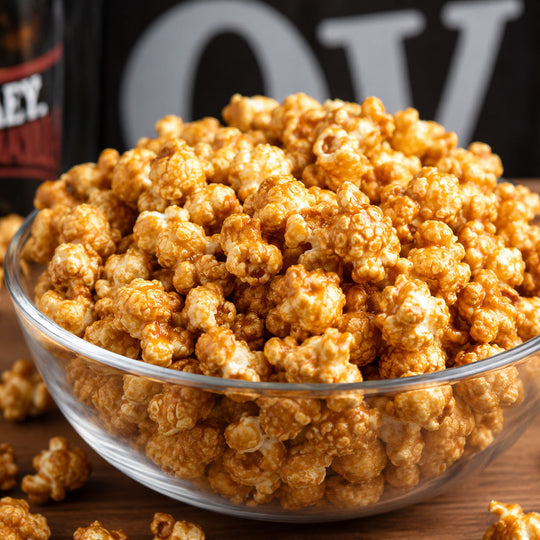 Caramel Popcorn in bowl