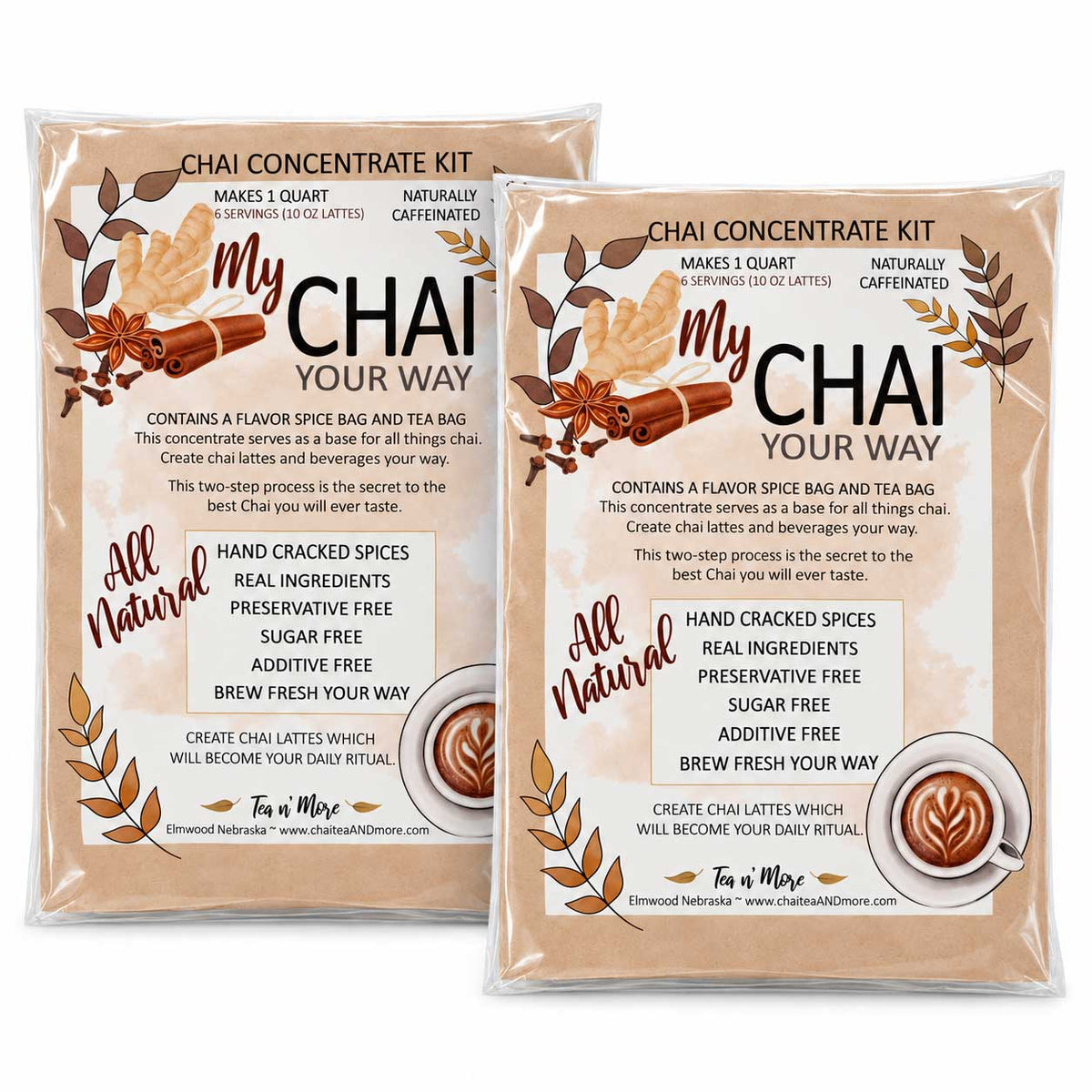 Chai tea pack of 2