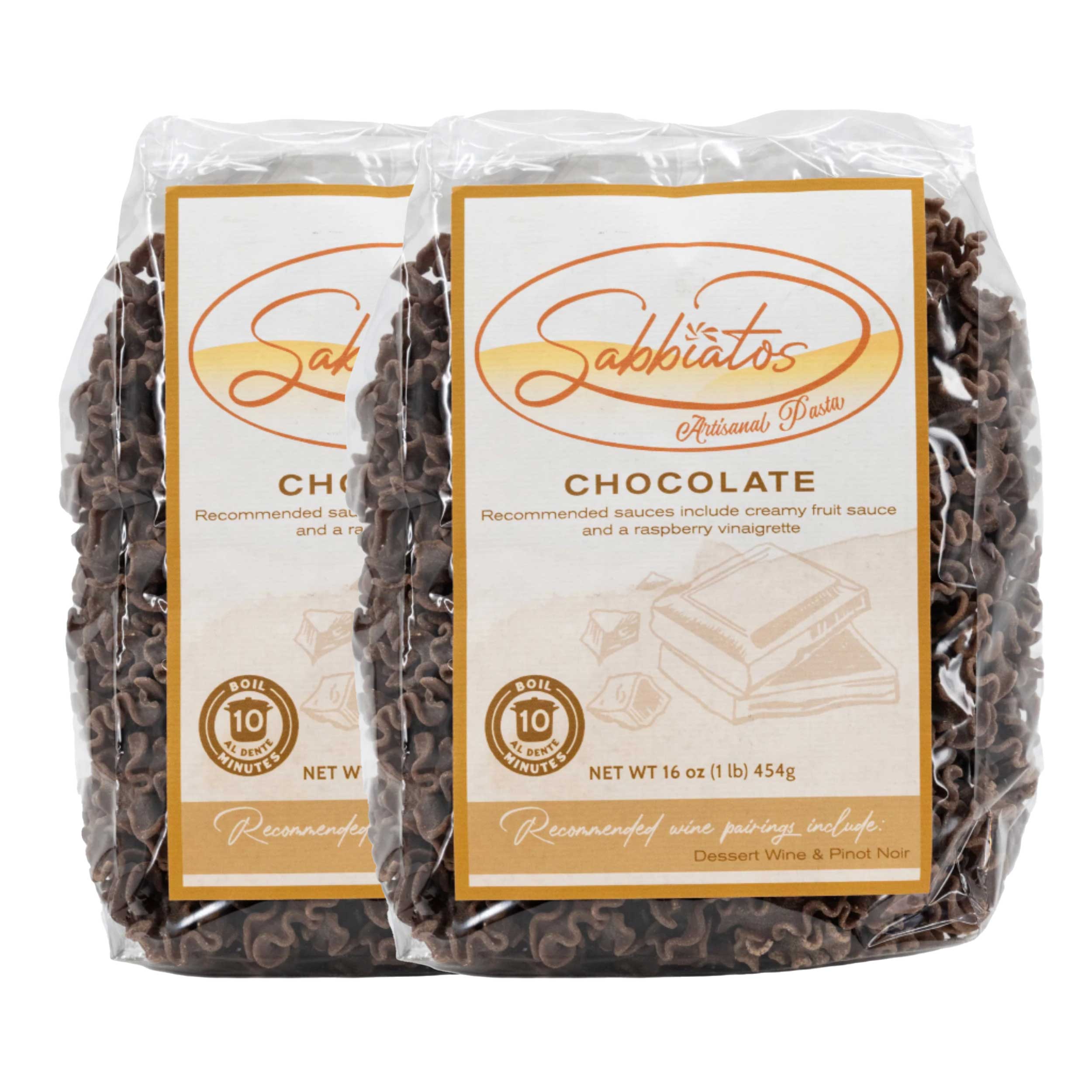 Chocolate Noodles | Gigli | 16 oz | Pack of 2 | Sabbiatos – BuyNebraska.com