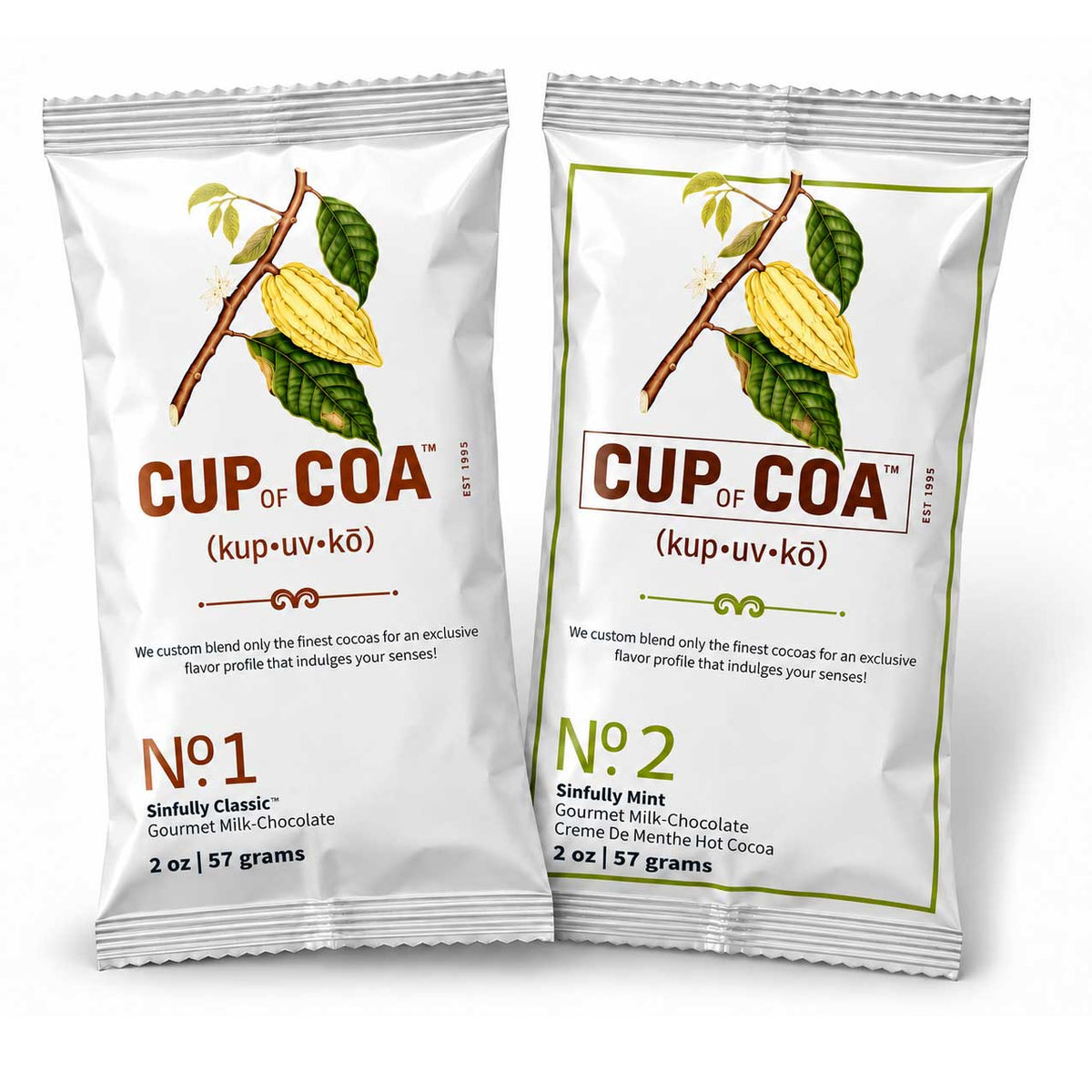 Cup of Coa Chocolate/Mint Bundle