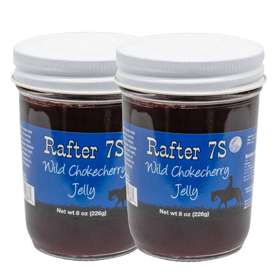 Wild Chokecherry Jelly | Pack of 2 | 8 oz | Rafter 7S