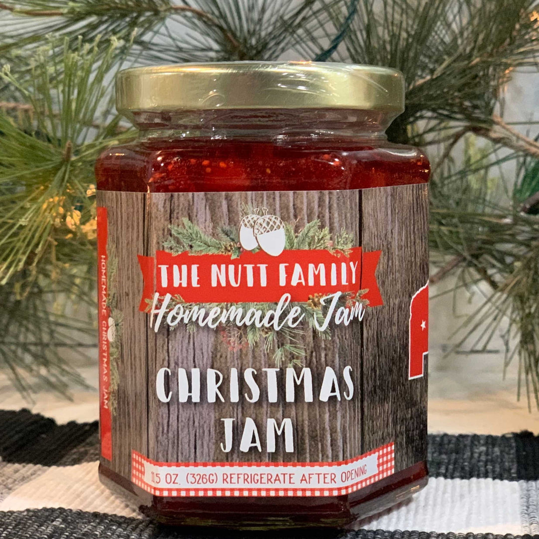 Christmas Strawberry, Cranberry & Lemon Jam | 9 oz | Nutt Family Jams & Jellies