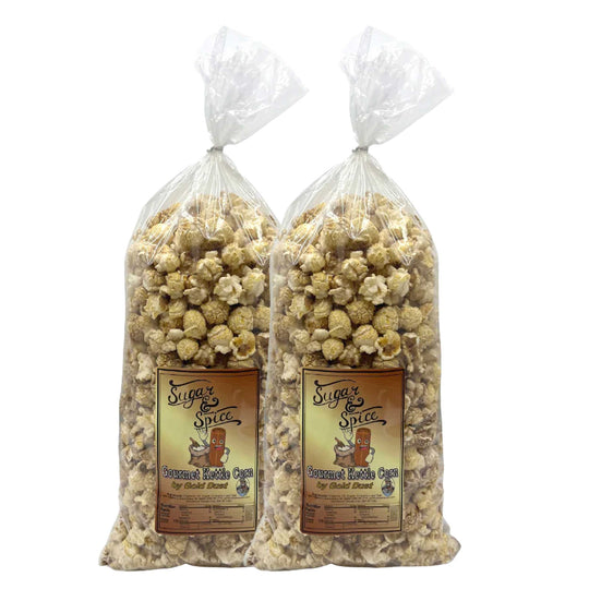 Cinnamon and Sugar Kettle Corn | Pack of 2 | 7 oz | Non-GMO | Gluten Free | Gold Dust Kettle Corn
