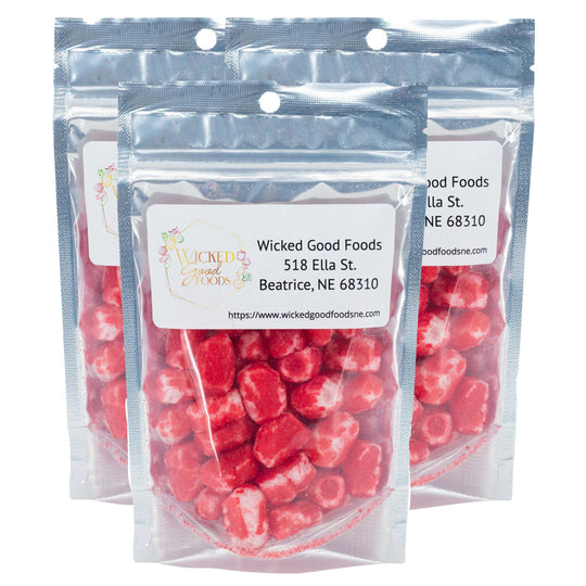 Freeze Dried Cinnamon Candy | Pack of 3 | 2 oz | Wicked Good Foods