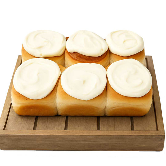 Precooked Cinnamon Rolls | Caramel and Frosted | 12 Rolls | Stacy Lynn's Baking Company