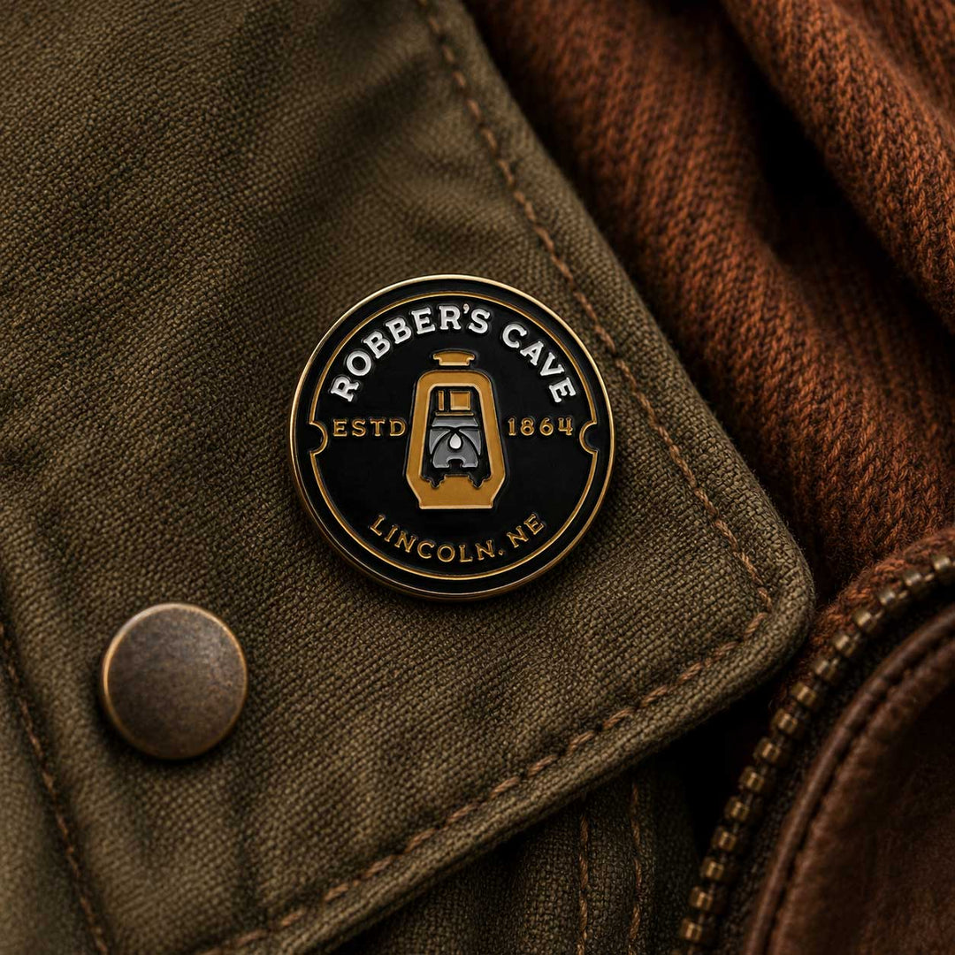Robber's Cave Round Pin | Robber's Cave