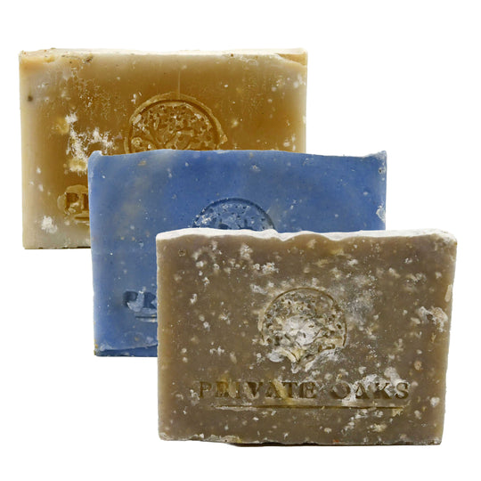 Clean & Classic Bar Soap Set | Pack of 3 | 5 oz | Private Oaks Soap Co.