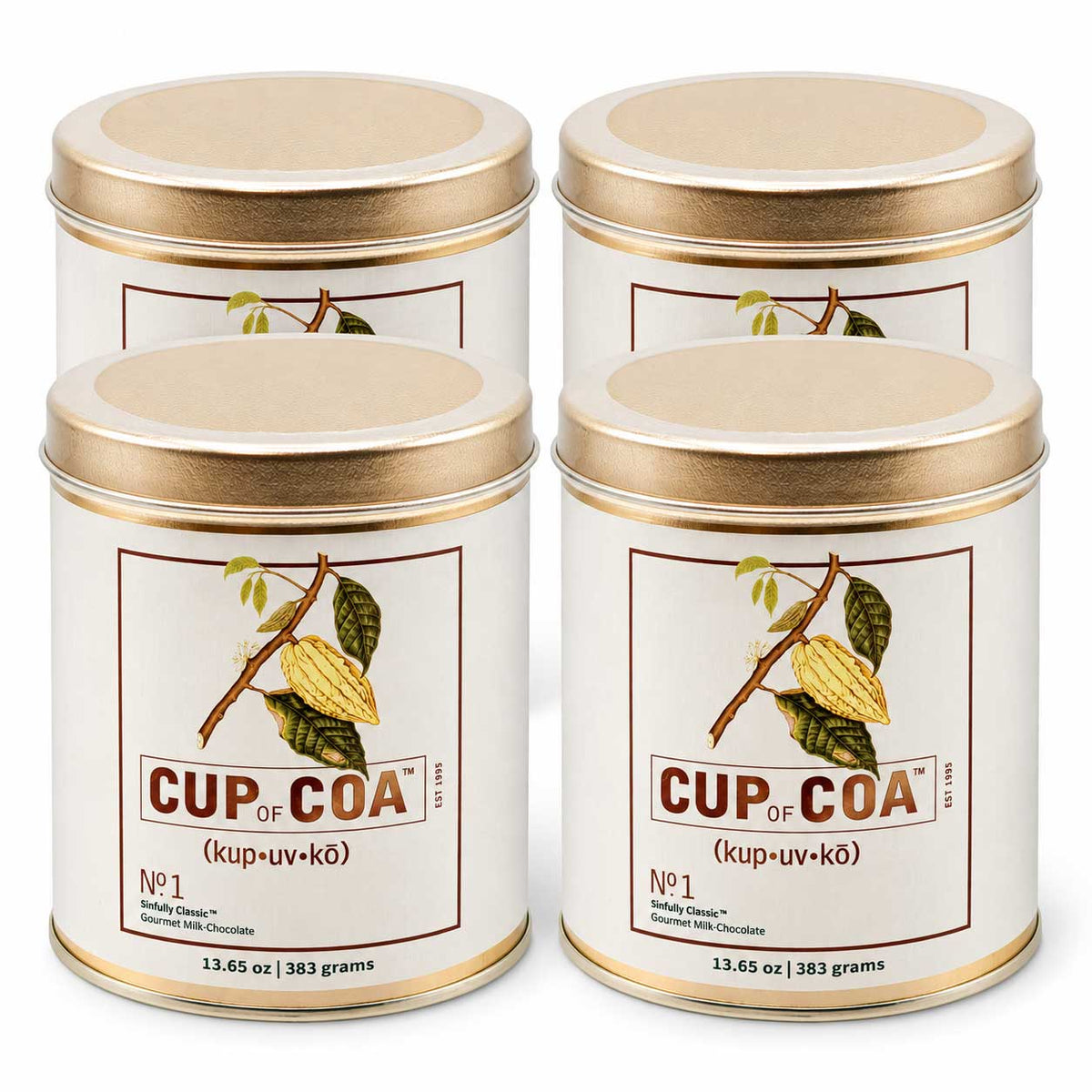 Cup of Coa No 1 Pack of 4