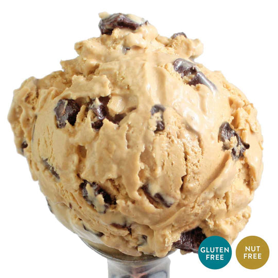 Coffee Toffee Ice Cream | One Pint | Gluten and Nut-Free | Blended With Toffee and Chocolate Pieces | Pack of 4 | Shipping Included