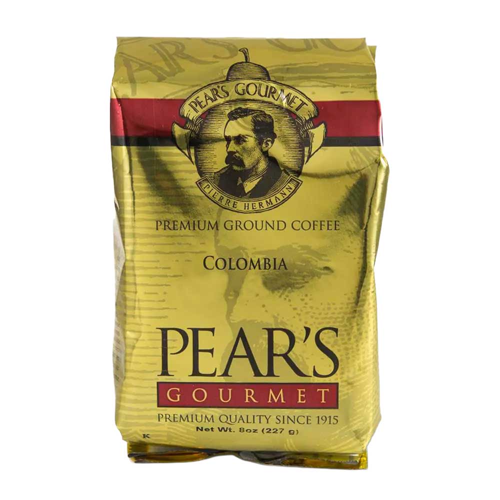 Pear's Colombian Ground Coffee | Pack of 2 | 8 oz | Brenmar