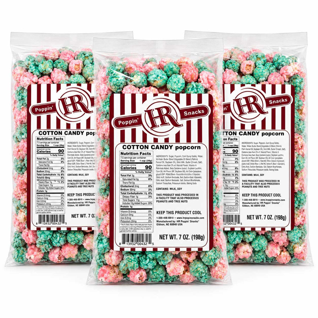 Cotton Candy Popcorn Pack of 3