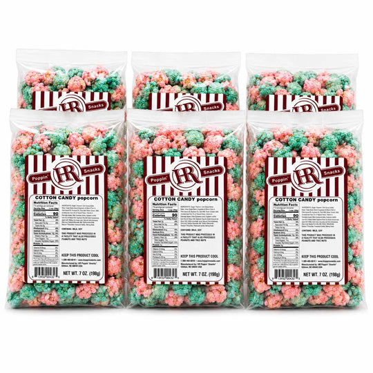 Cotton Candy Popcorn Pack of 6