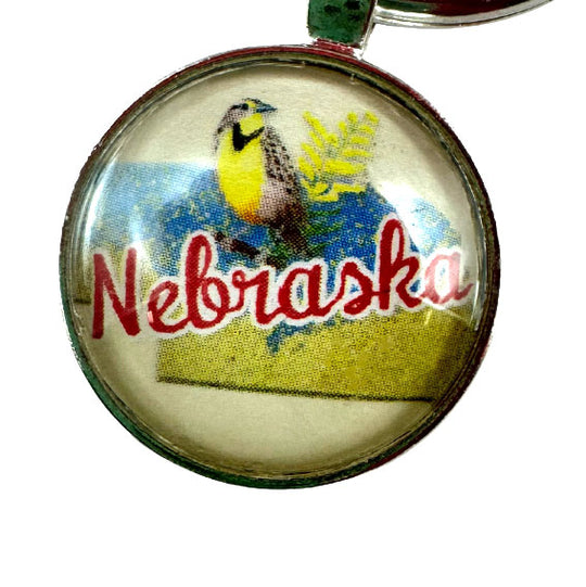 Nebraska Wire Bangle Bracelet | Multiple Charm Options | One Size Fits Most | Create