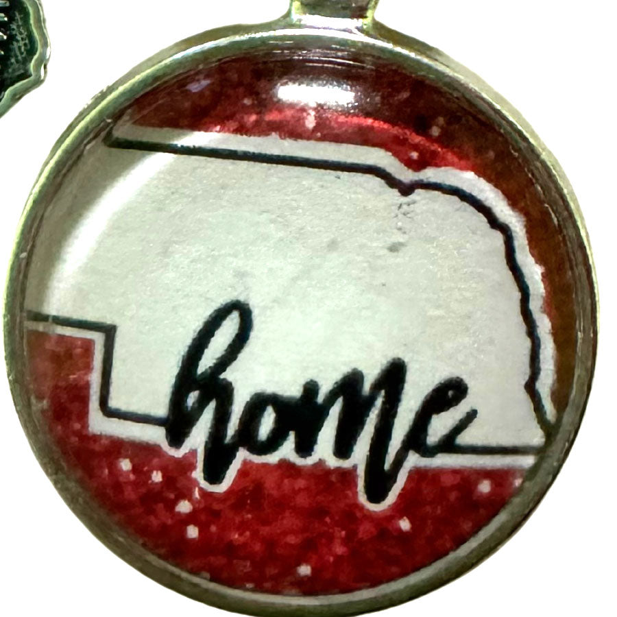 Nebraska Wire Bangle Bracelet | Multiple Charm Options | One Size Fits Most | Create