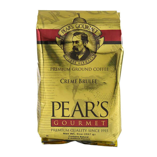 Pear's Creme Brulee Ground Coffee | Pack of 2 | 8 oz | Brenmar