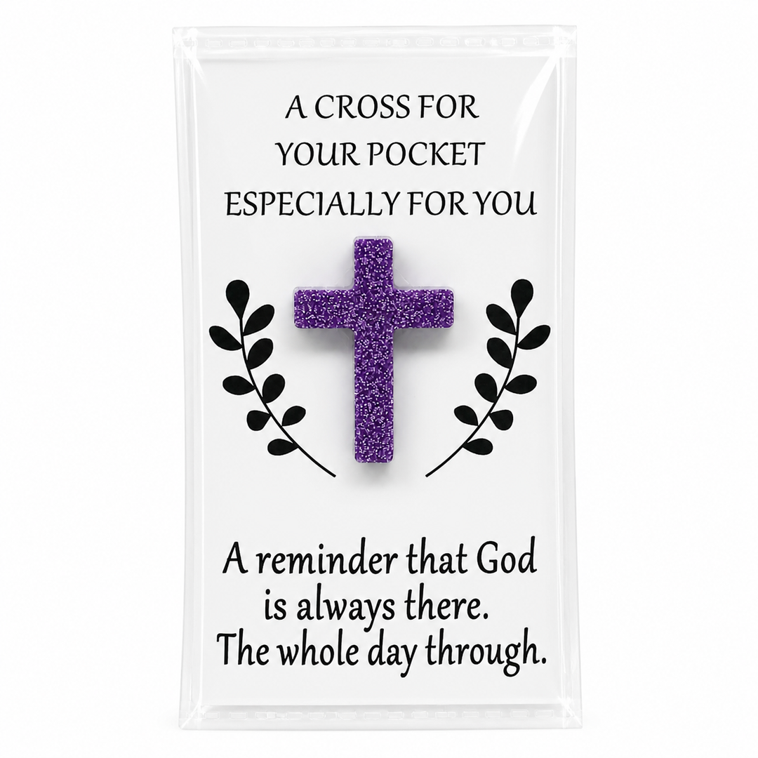 Purple Pocket Cross