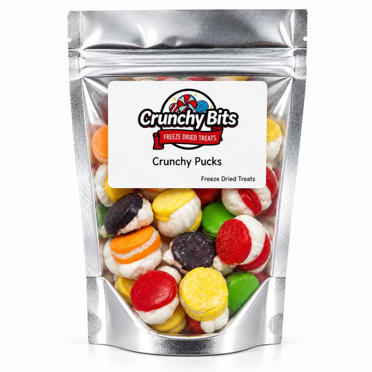 Crunchy Pucks Freeze-Dried Candy | Crunchy Bits Candy