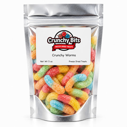 Crunchy Worms | 1 oz | Crunchy Bits Candy