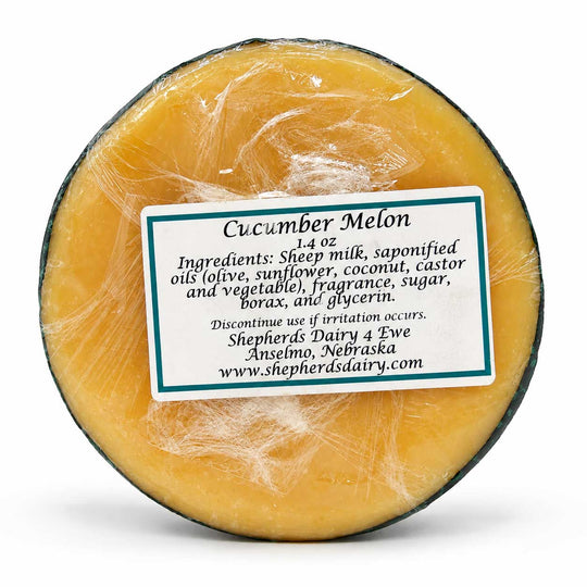 Shepherd's Dairy Round Cucumber Melon Soap