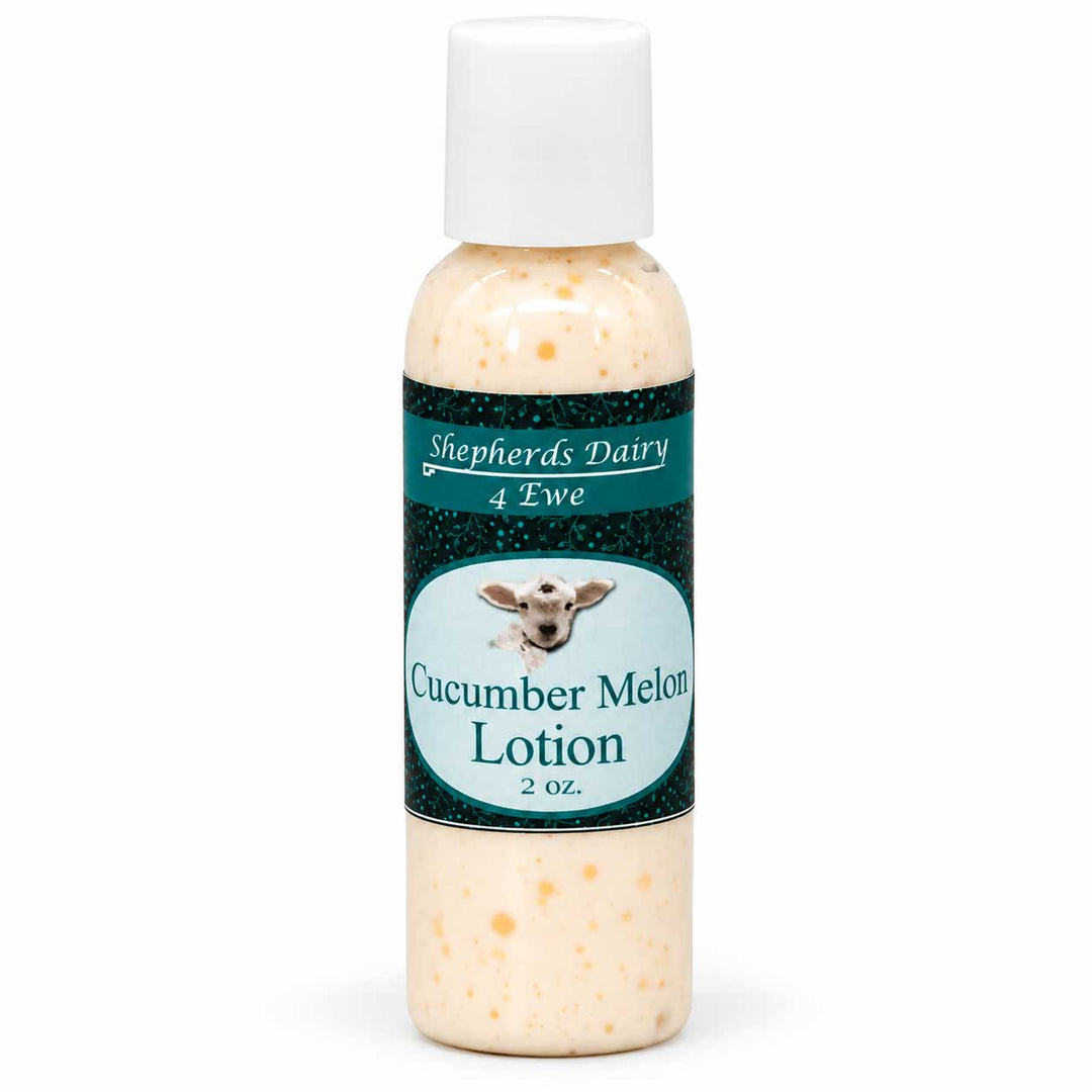 Cucumber Melon Lotion | 2 oz | Shepherd's Dairy 4 Ewe